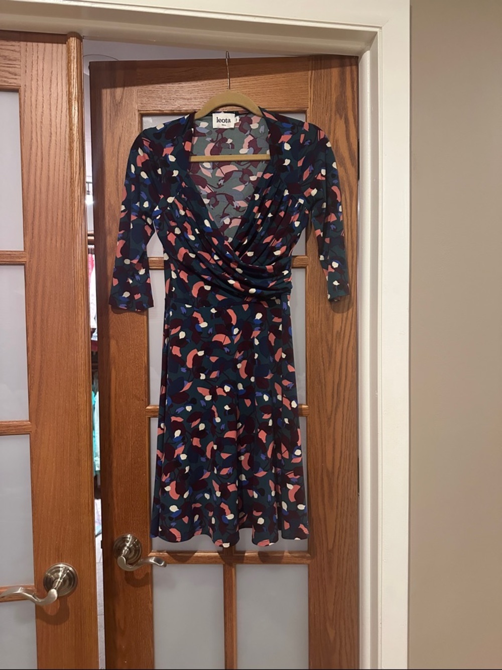 Leota Green Multicolor Abstract  Dress​